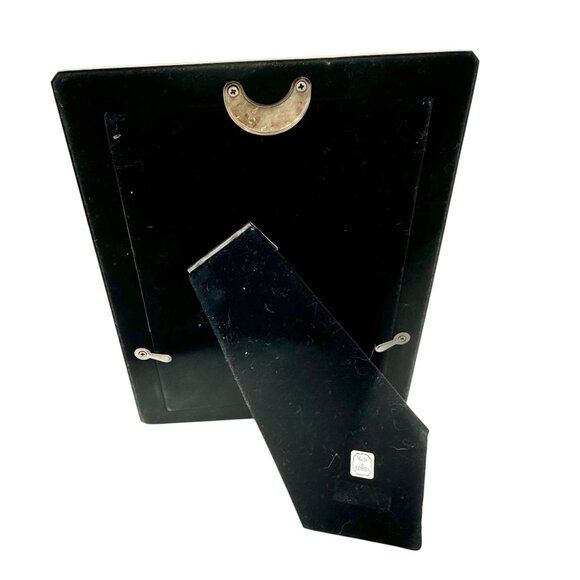 Solid Brass Lacquer Coated Photo 5x7" Frame With "Happy 50th" Engraving - Picture 2 of 4